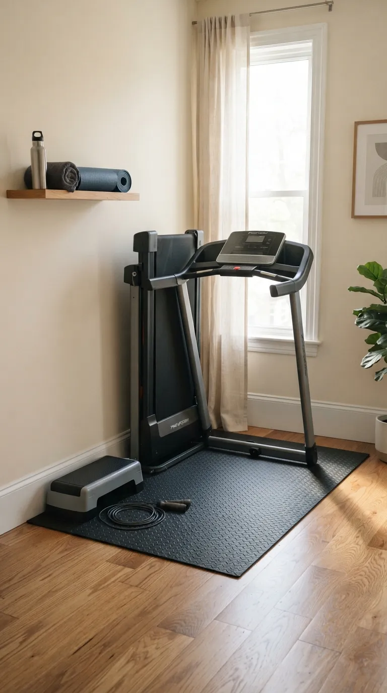 modern home gym ideas on a budget Add a Small Cardio Corner