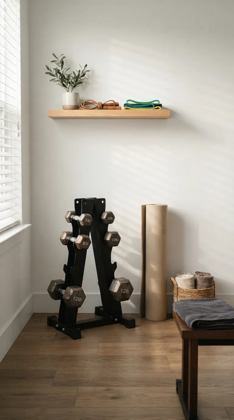 modern home gym ideas on a budget Build a Budget-Friendly Dumbbell Wall