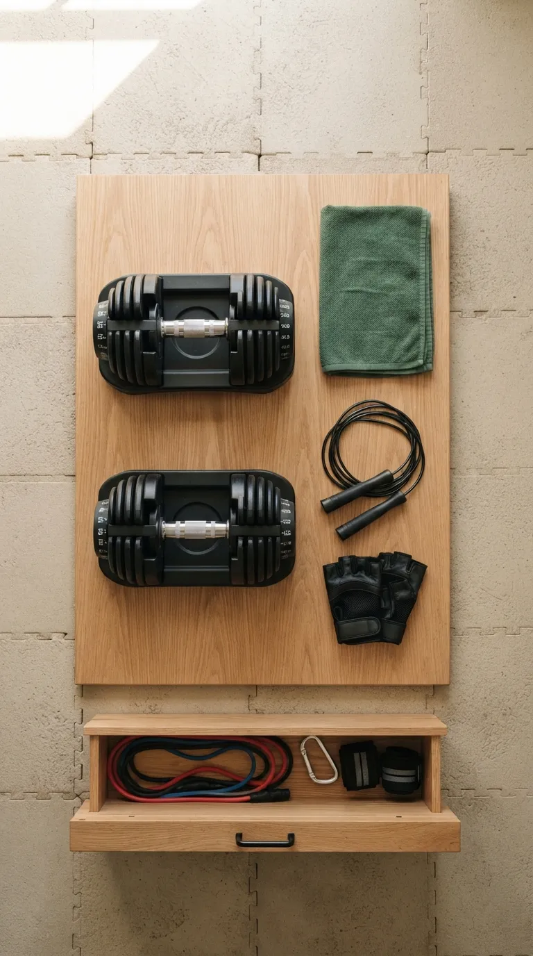 modern home gym ideas on a budget Choose Adjustable Weights