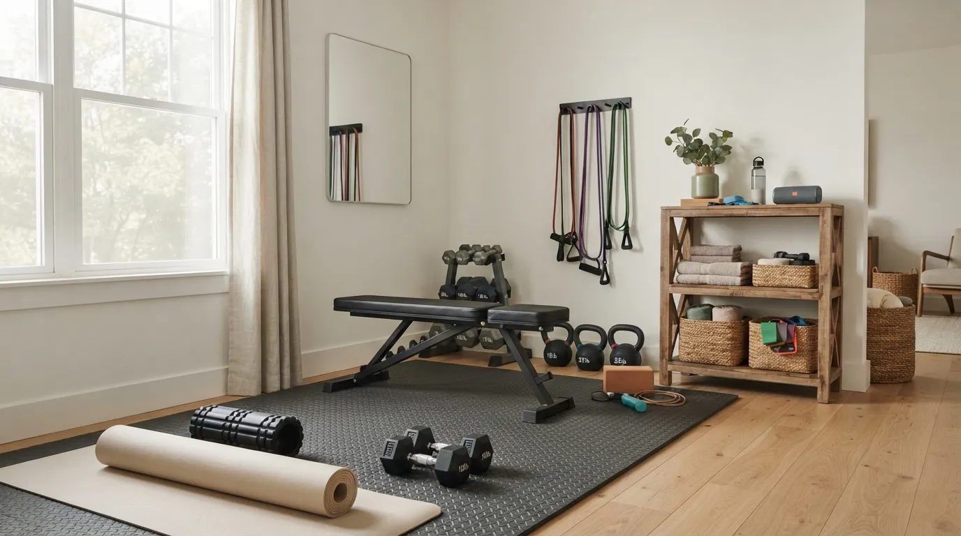 modern home gym ideas on a budget