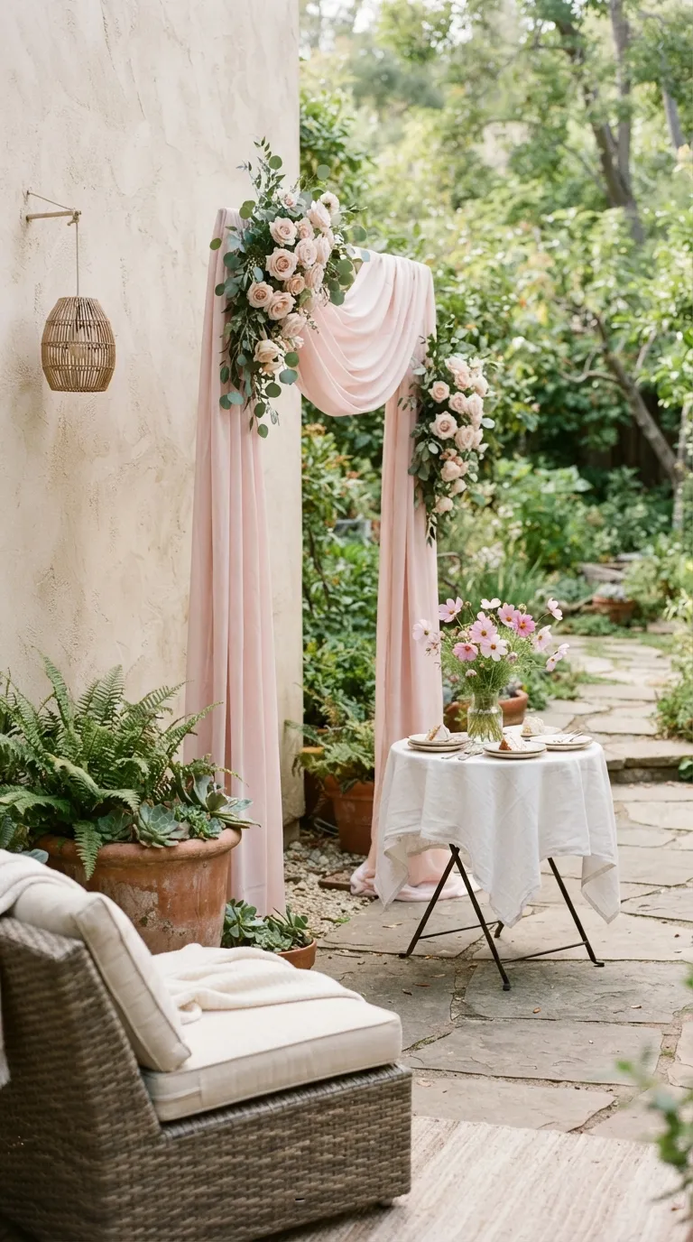 Pink Backdrop Decorations Pink Arch Backdrop