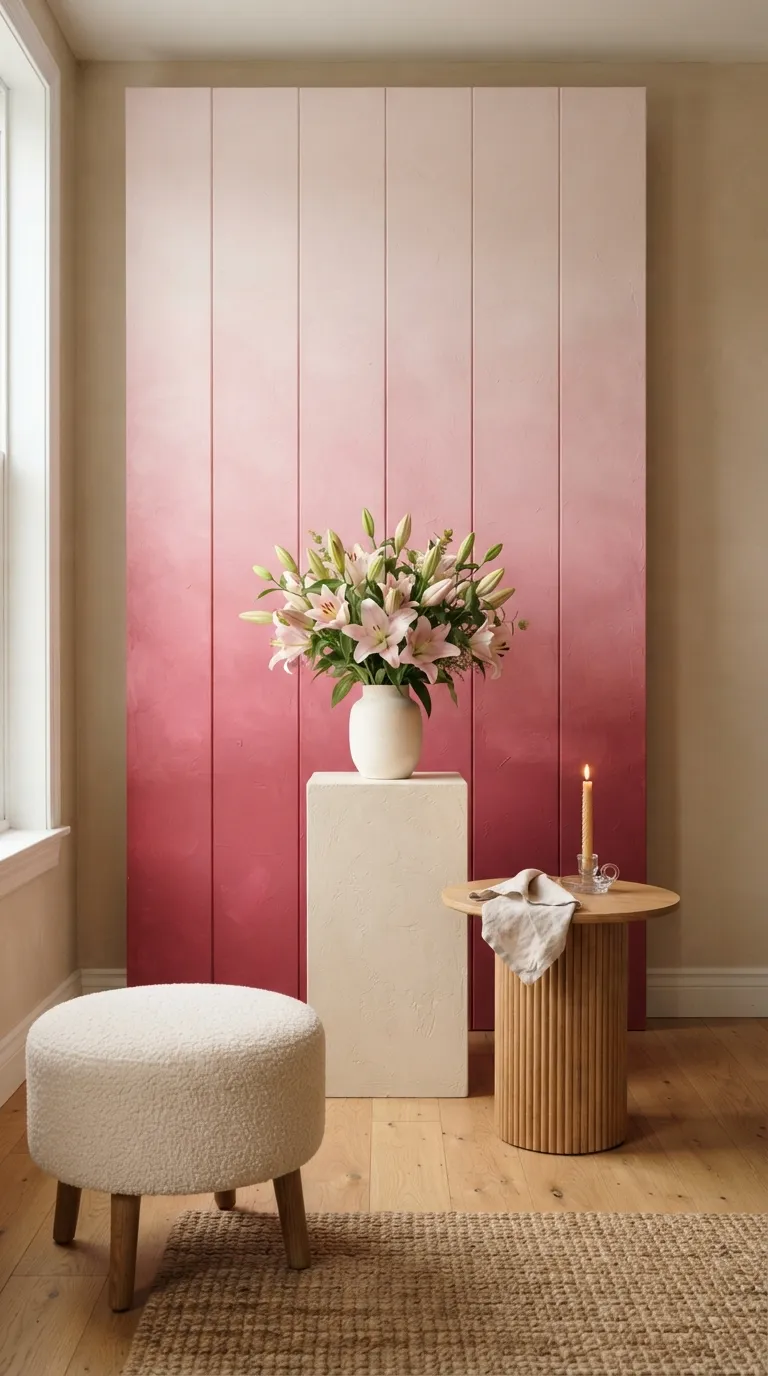 Pink Backdrop Decorations Pink Ombre Backdrop