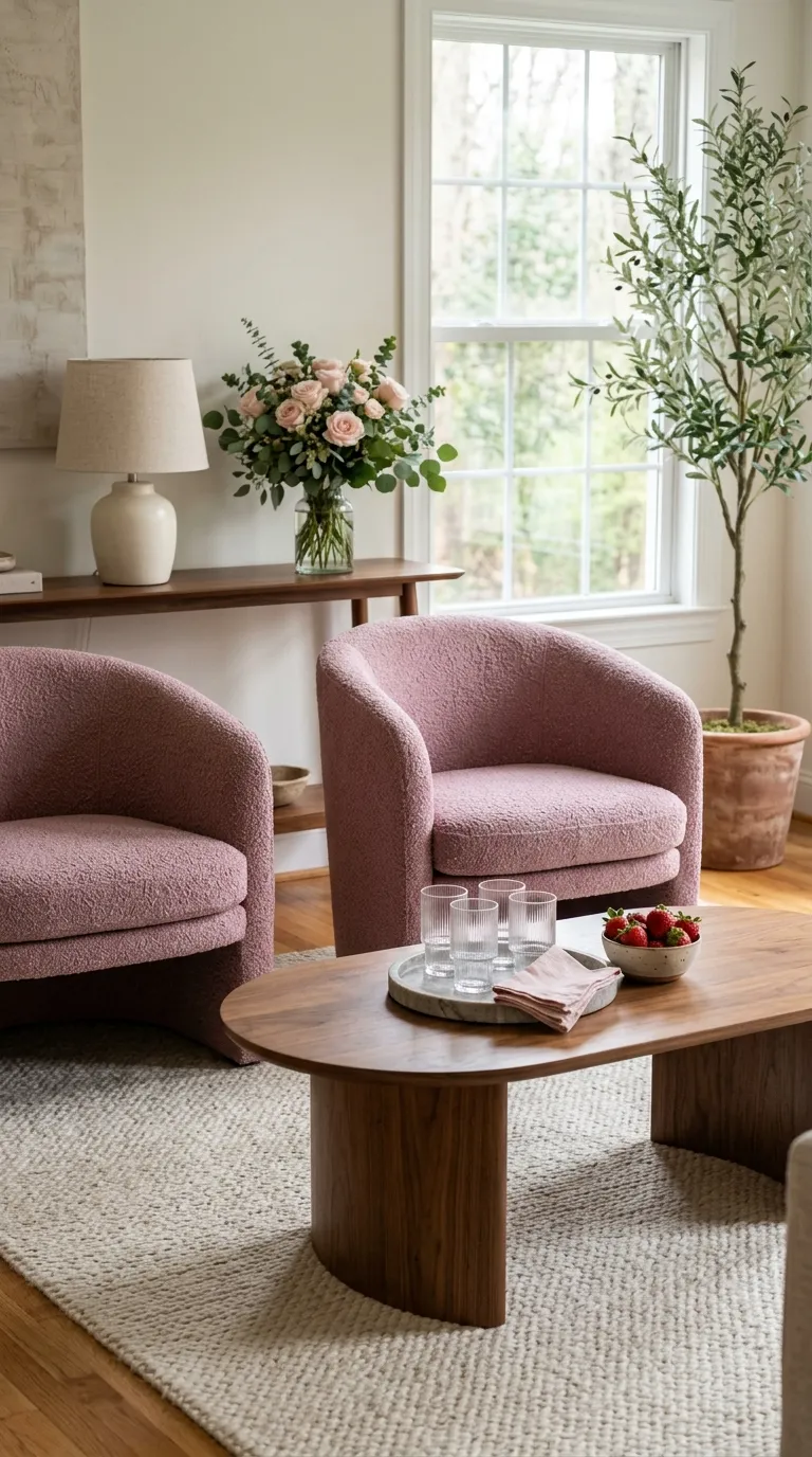 Pink Birthday Party Decorations Adult Pink Accent Chairs