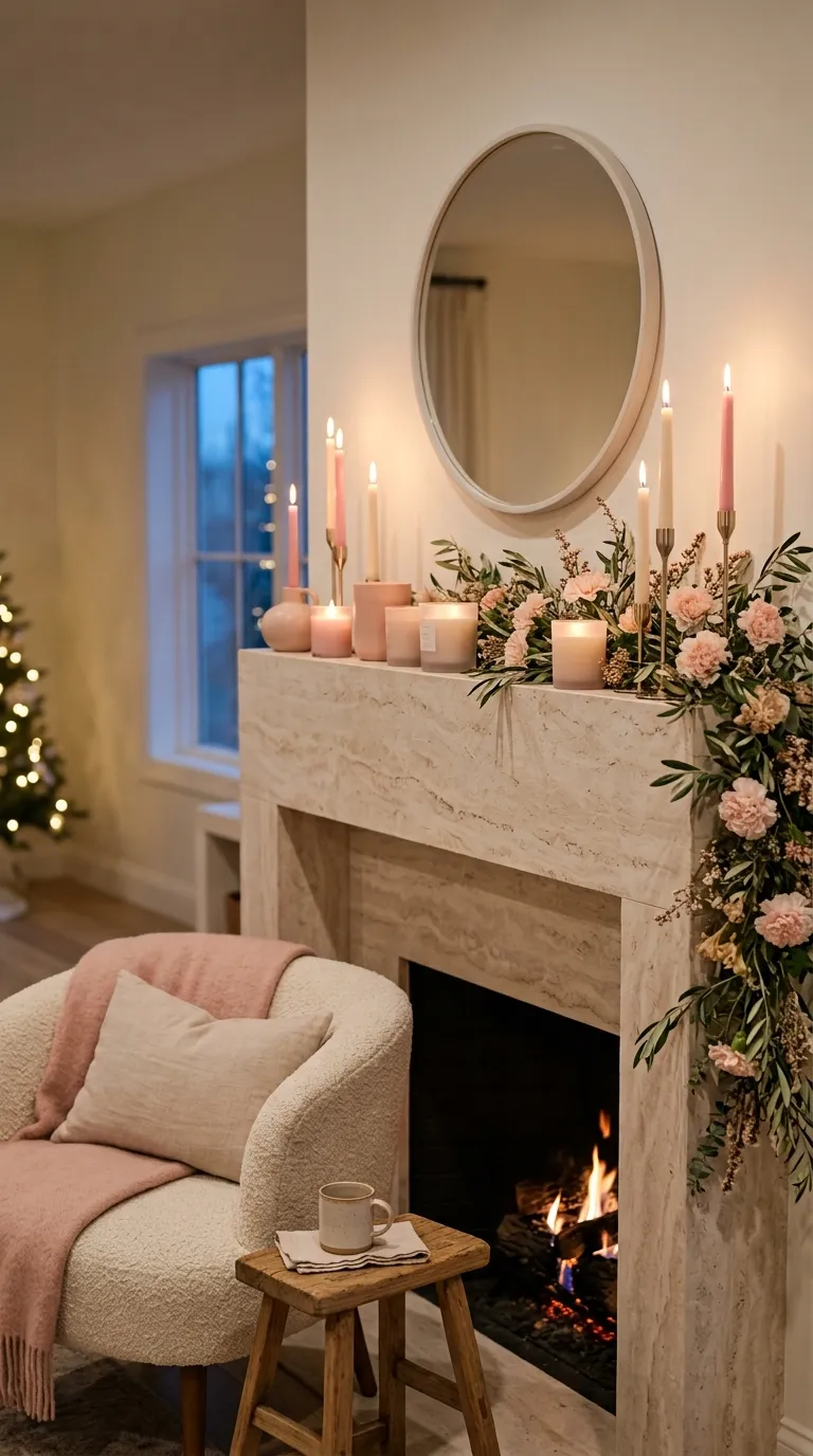 Pink Birthday Party Decorations Adult Pink Candlelight Display