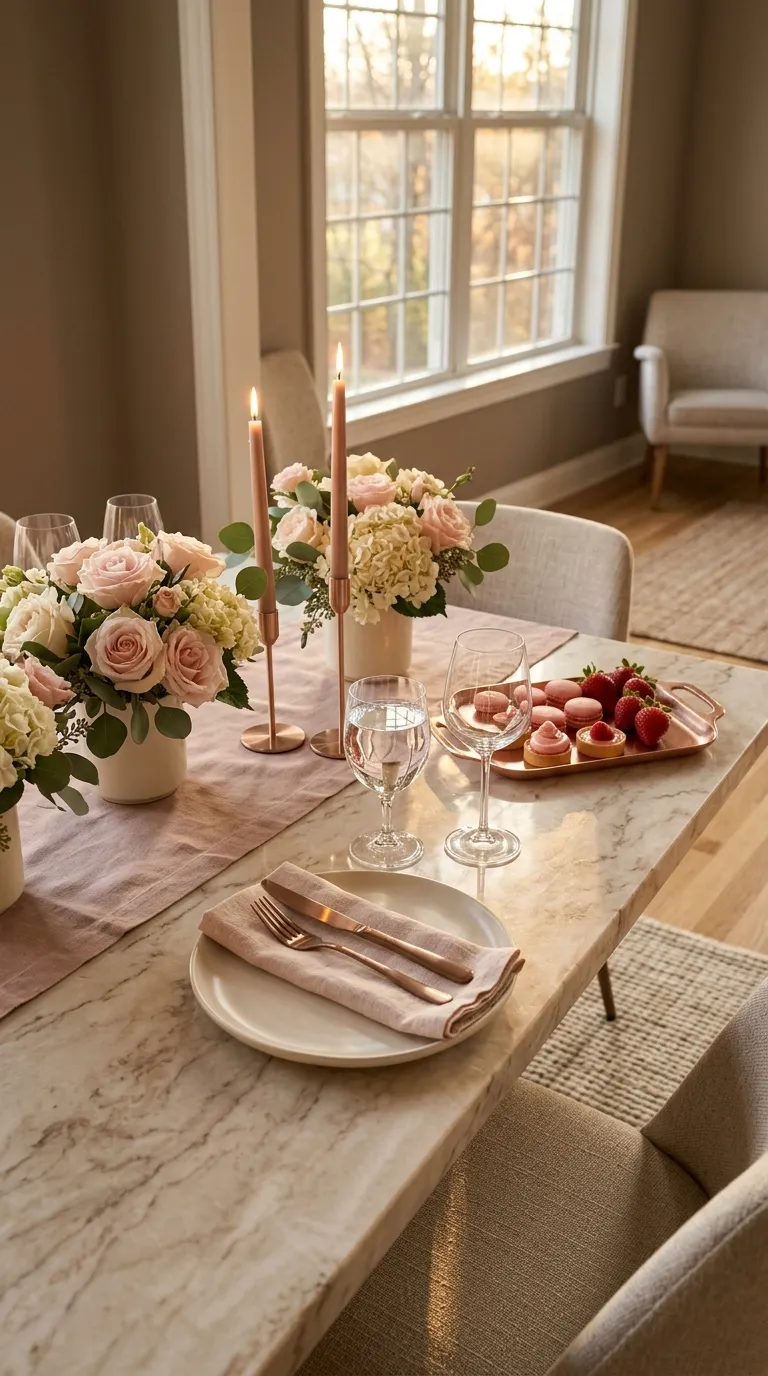 Pink Birthday Party Rose Gold Party Details