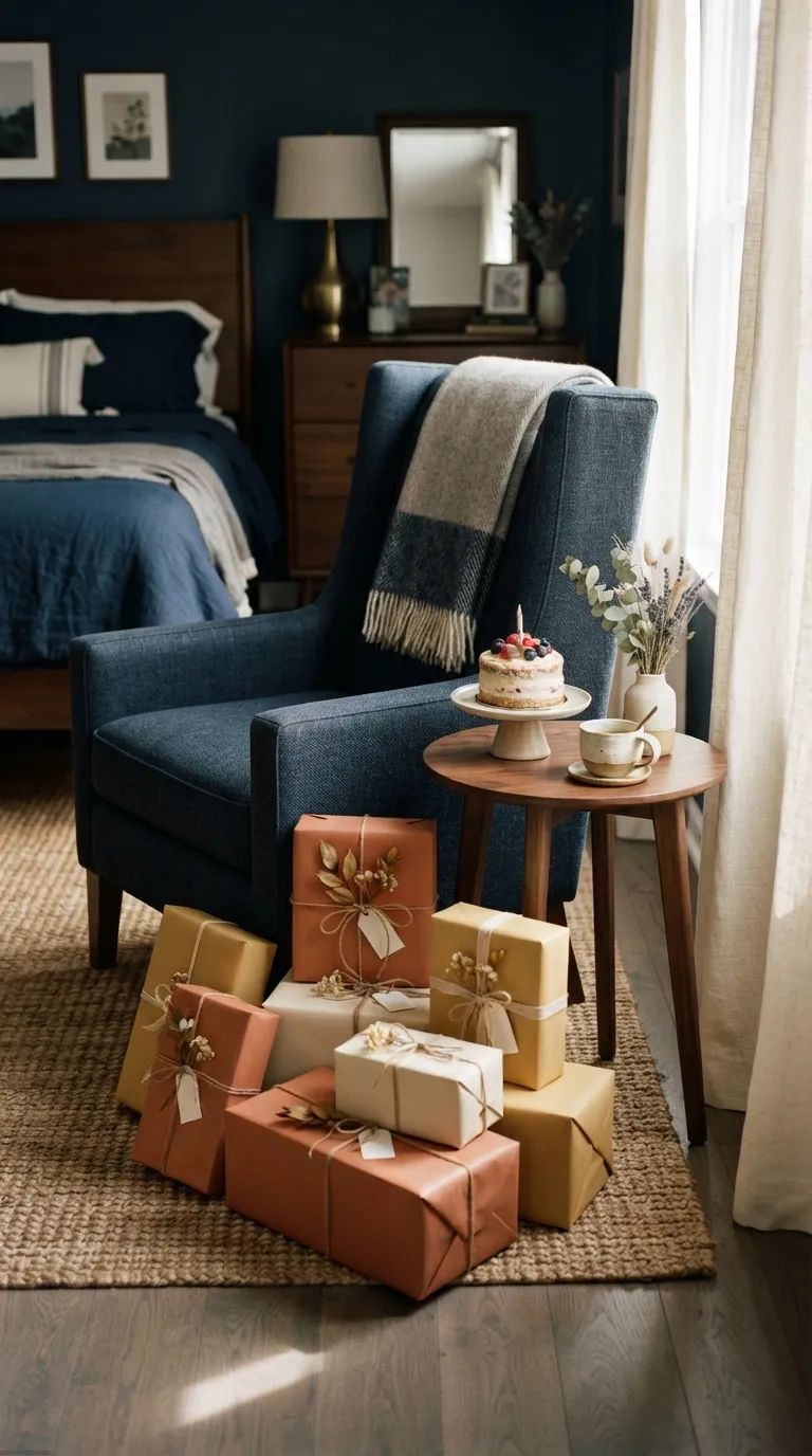 room birthday decoration Chic Birthday Gift Corner