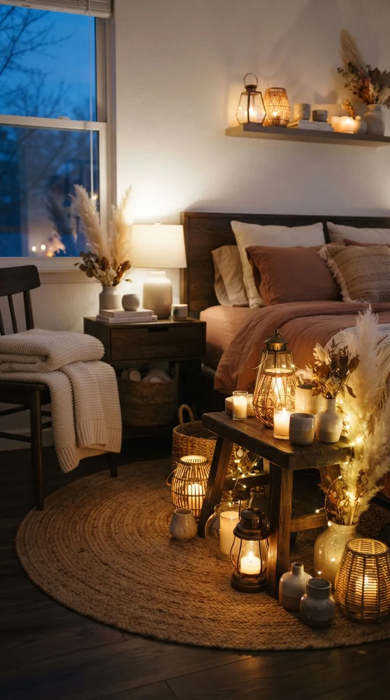 room birthday decoration Cozy Candle-Free Glow Corner