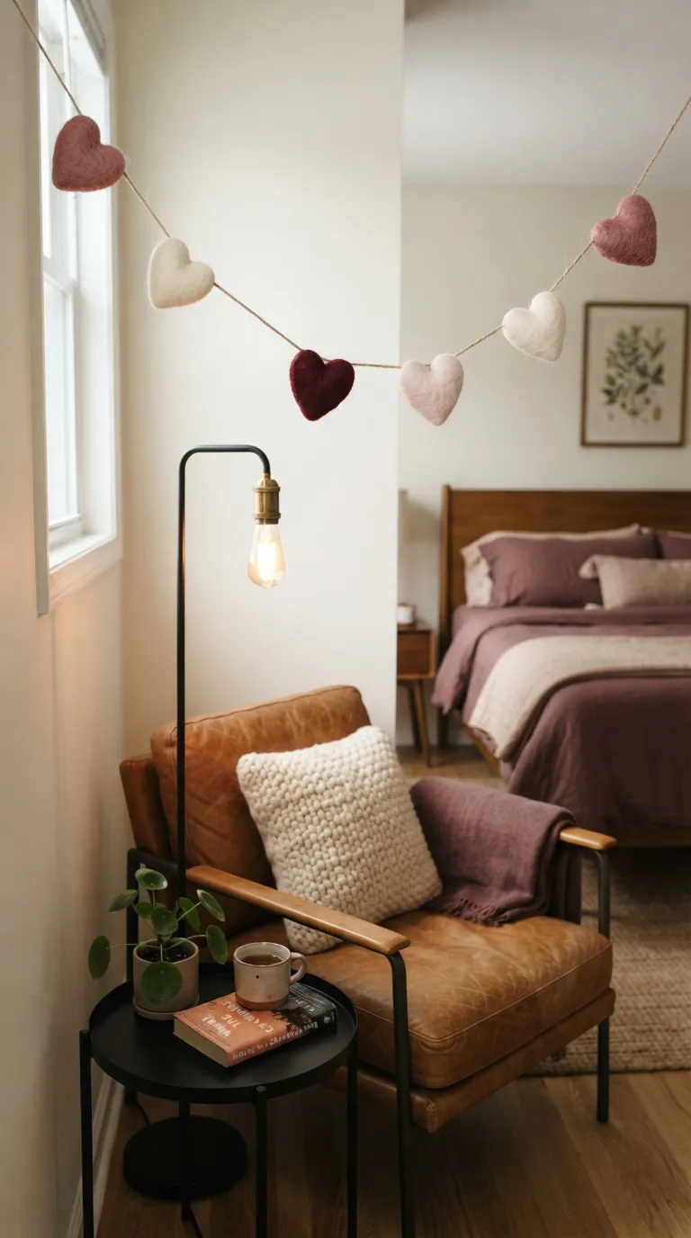 room birthday decoration Hanging Heart Garland