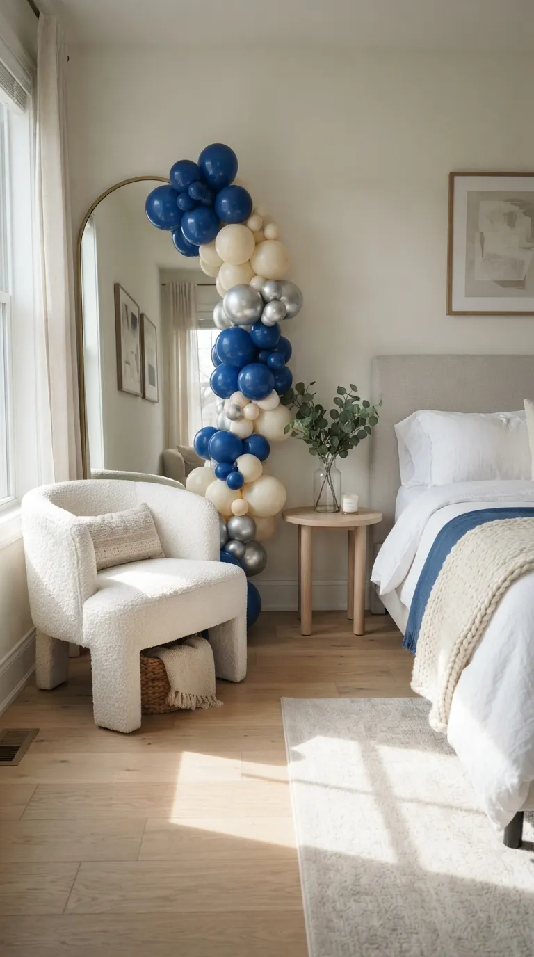 room birthday decoration Mirror Balloon Frame