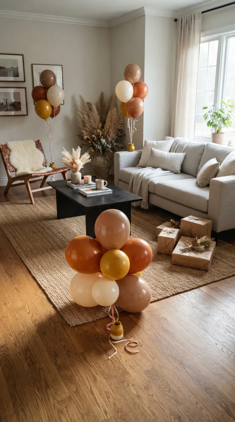 room decor birthday Balloon Floor Clusters