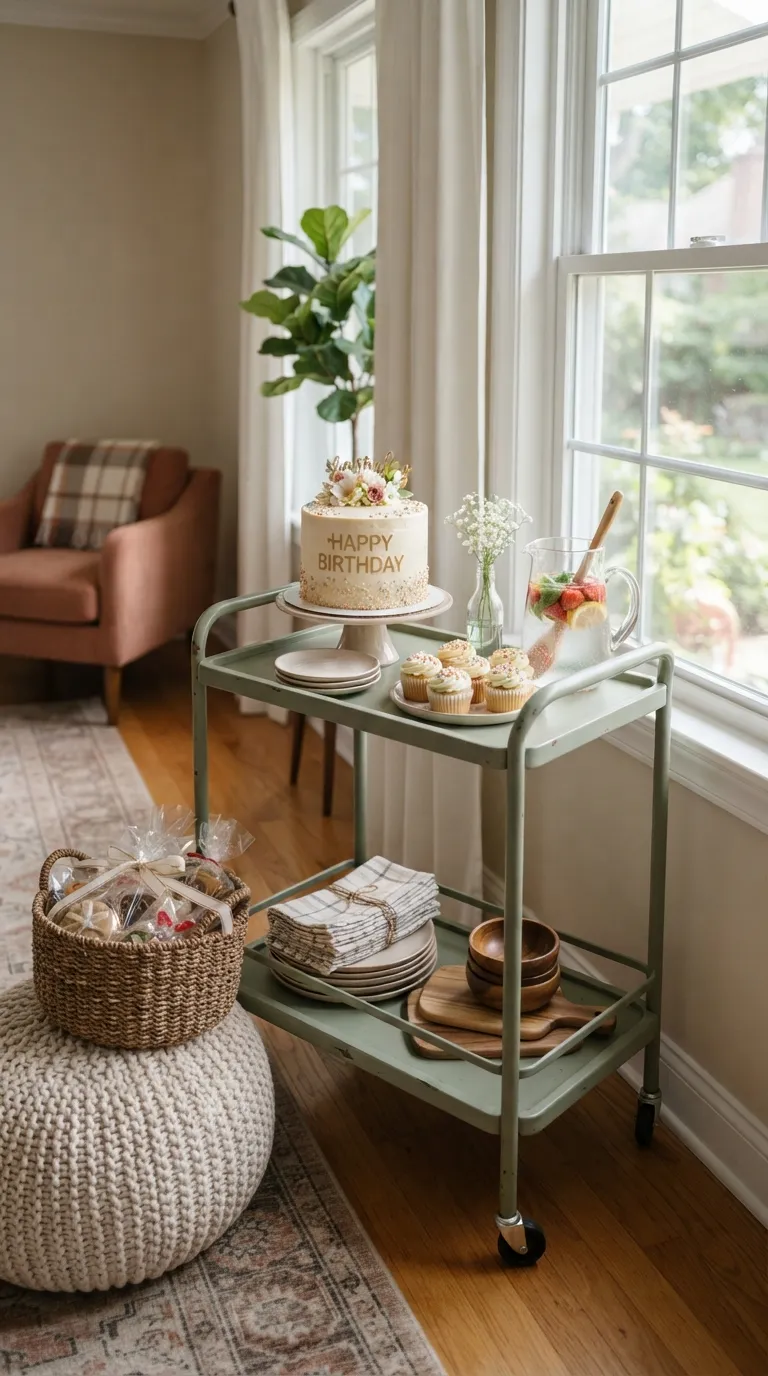 room decor birthday Dessert Station Corner