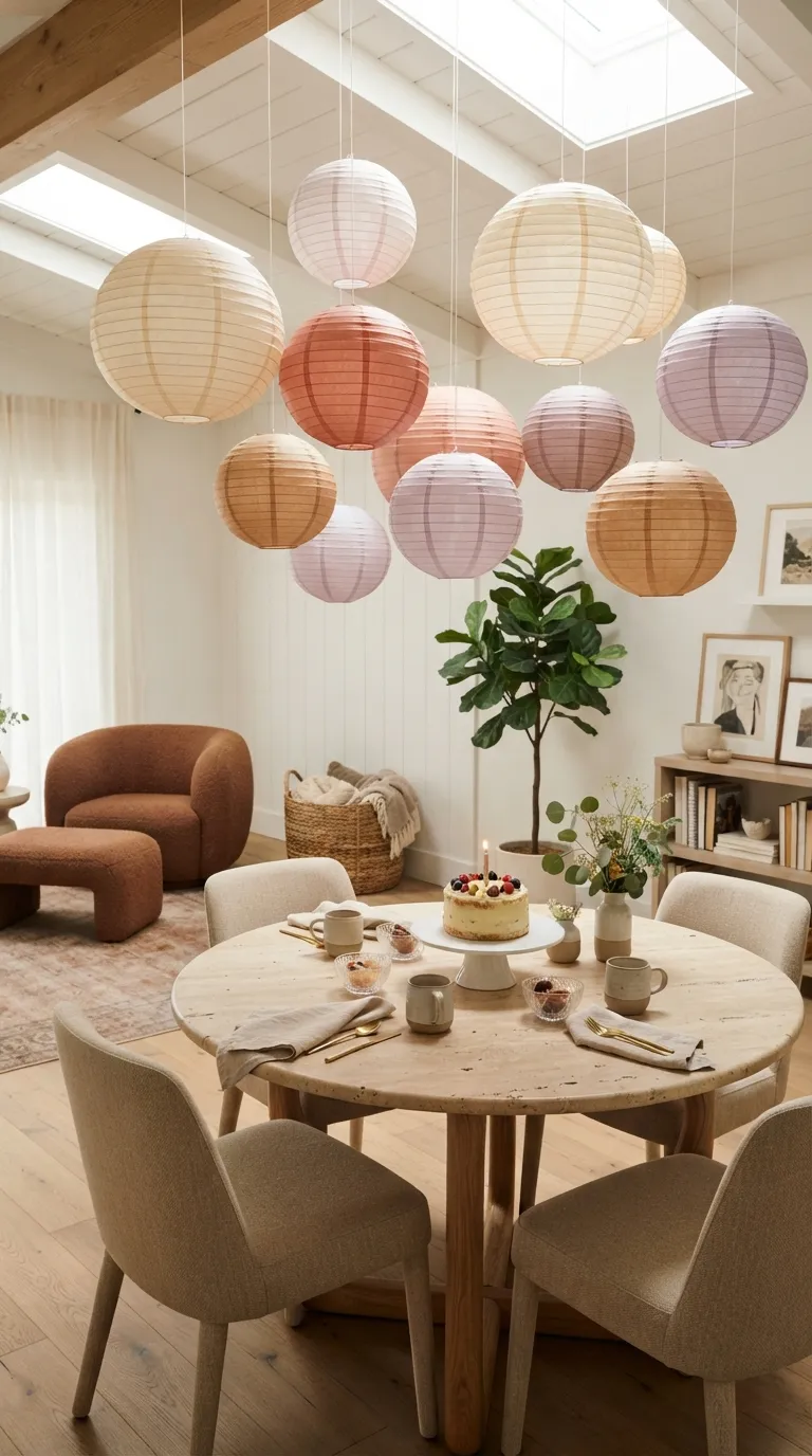room decor birthday Hanging Paper Lanterns