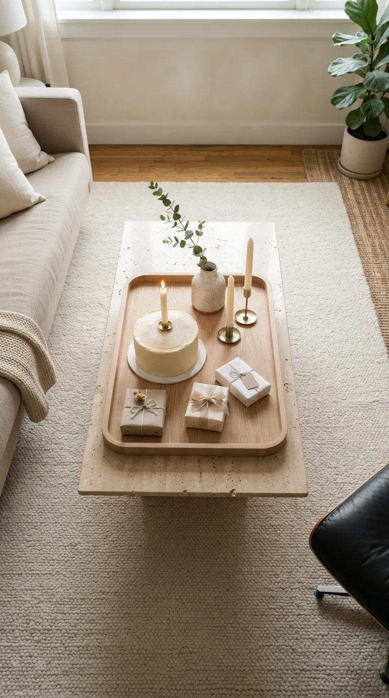room decor birthday Minimalist Birthday Tray