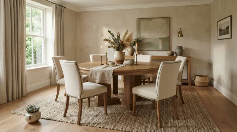round table dining room decor ideas