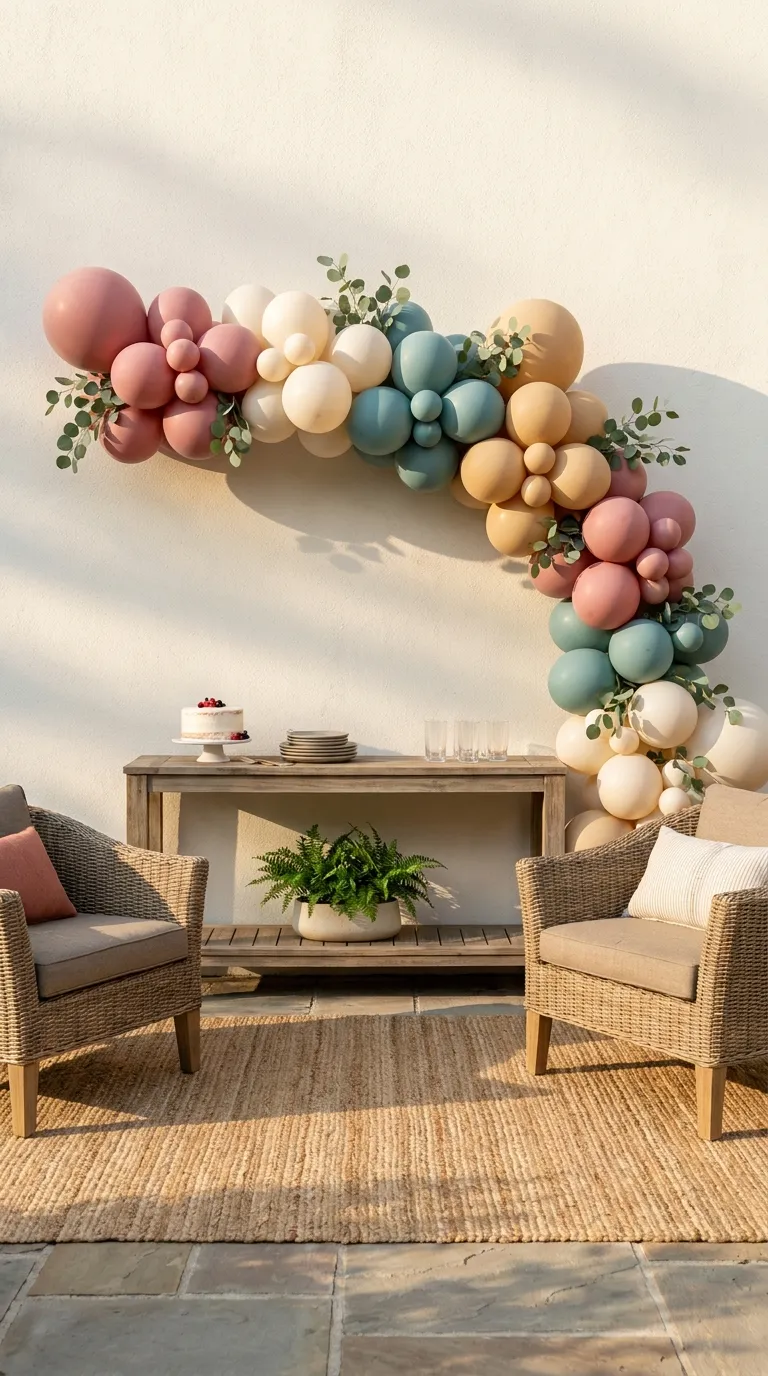 simple birthday backdrop ideas for home Style a Small Outdoor Patio Wall