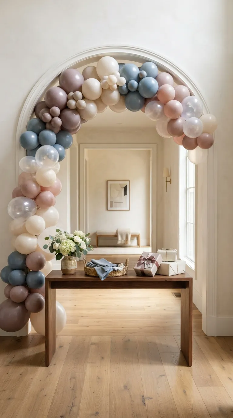simple birthday decor ideas for girls Frame the Party With a Balloon Arch