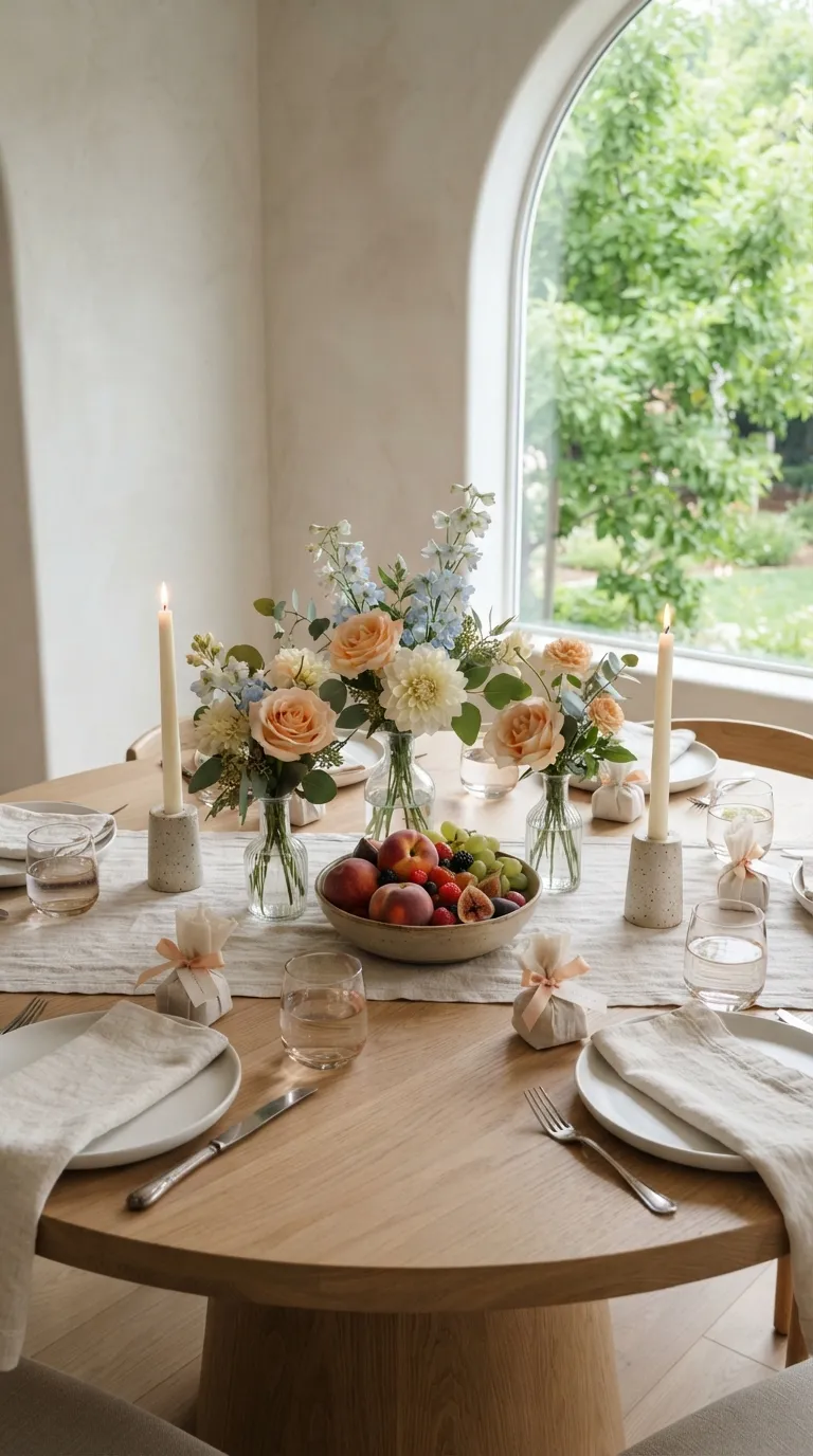 simple birthday decor ideas for girls Make a Charming Birthday Table Centerpiece