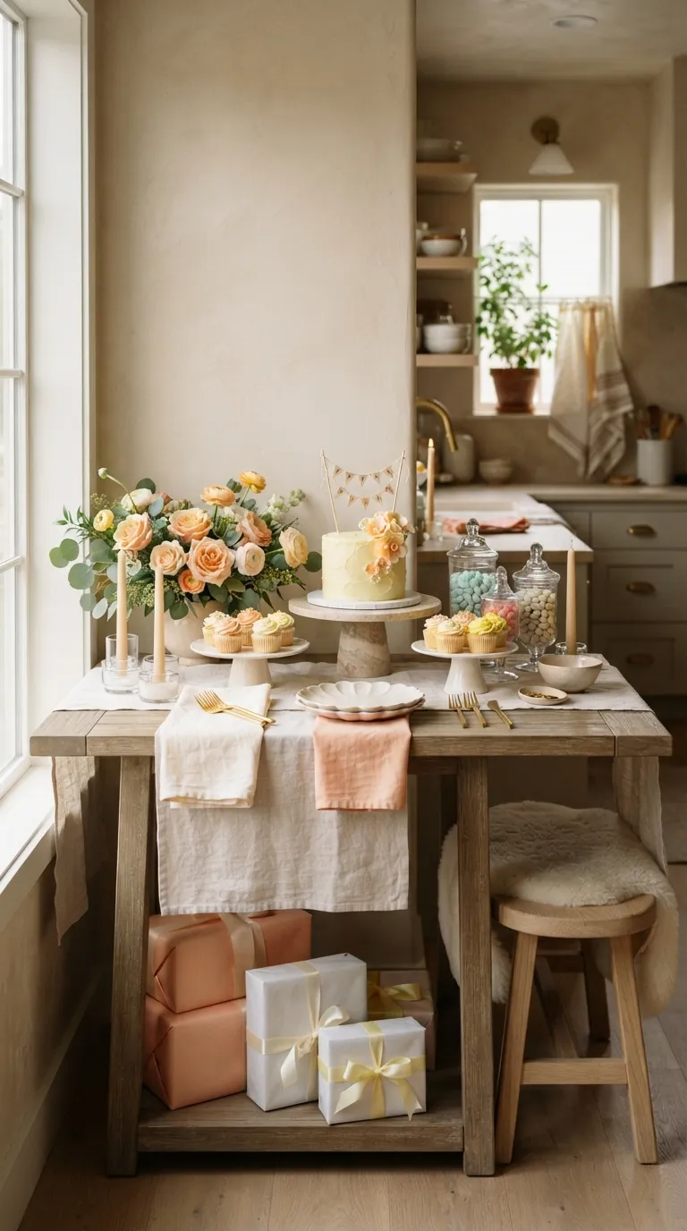 simple birthday decor ideas for girls Style a Pretty Birthday Dessert Table