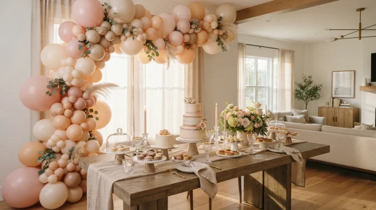 simple birthday decor ideas with balloons