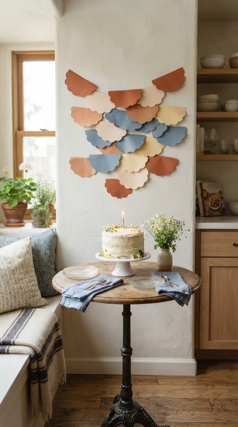 simple birthday decoration ideas on a budget Create a Simple Cake Table Backdrop