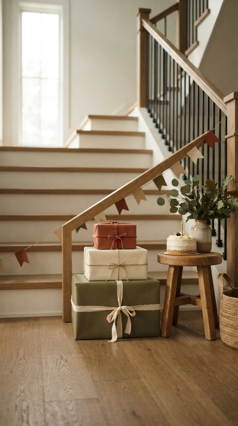 simple birthday decorations Gift Stack Display