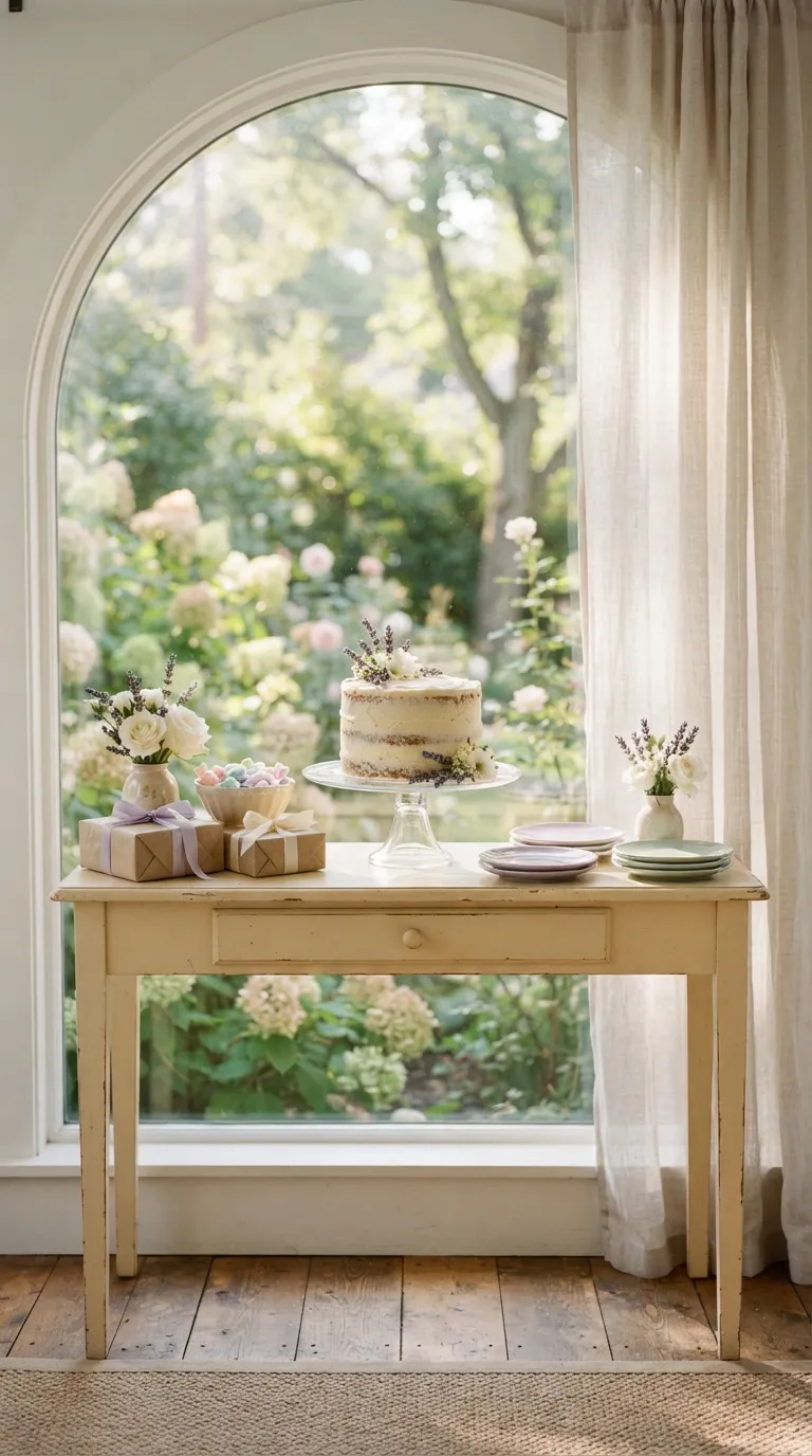 simple birthday party decor ideas at home Create a Simple Cake Table