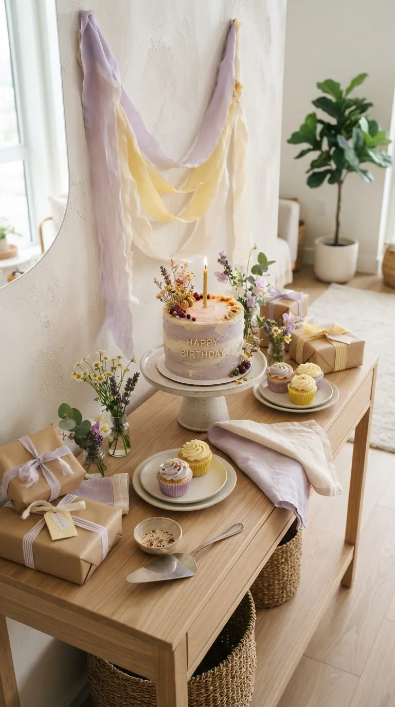 simple birthday party decor ideas at home Style a Small Birthday Table