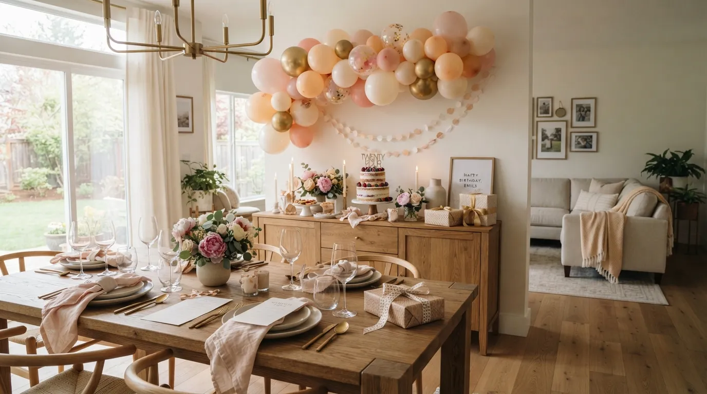 simple birthday party decor ideas at home