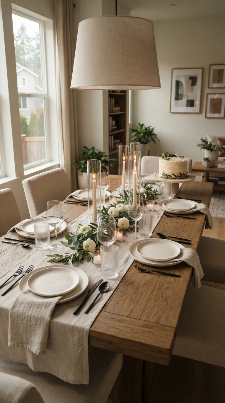 simple birthday party decor ideas for adults Create a Sophisticated Neutral Birthday Table