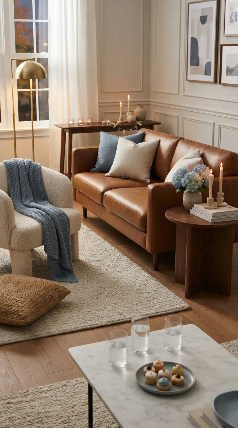 simple birthday party decor ideas for adults Style a Cozy Birthday Lounge Corner