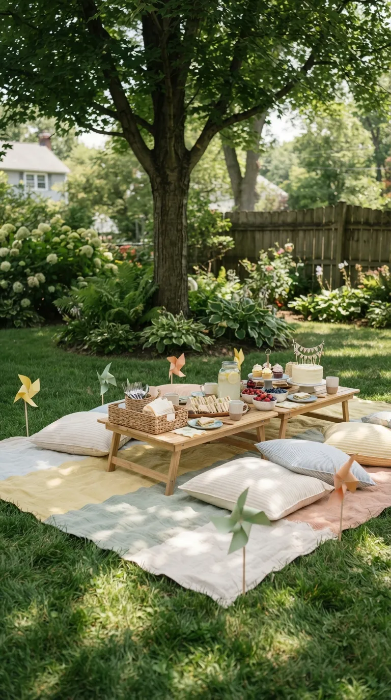 simple birthday party decoration ideas for kids Create a Backyard Birthday Picnic
