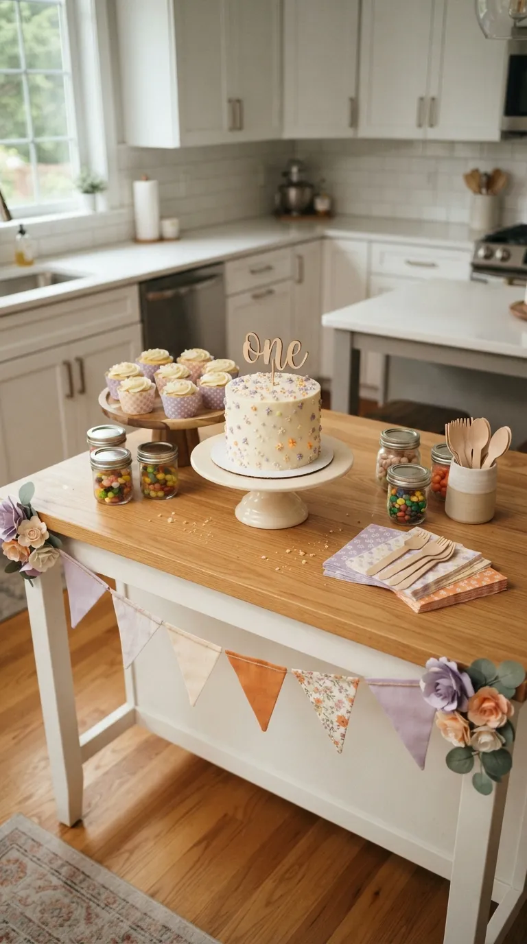 simple birthday party decoration ideas for kids Set Up a Kid-Friendly Dessert Table