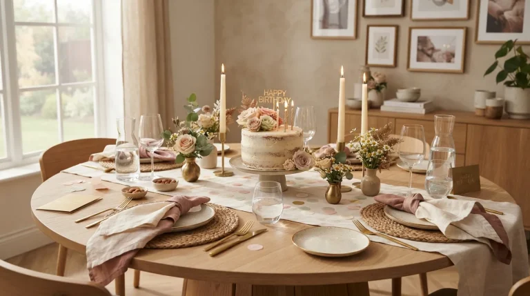 simple birthday table decor ideas