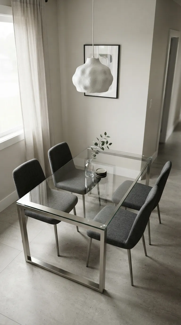 small dining room ideas decor Glass Dining Table