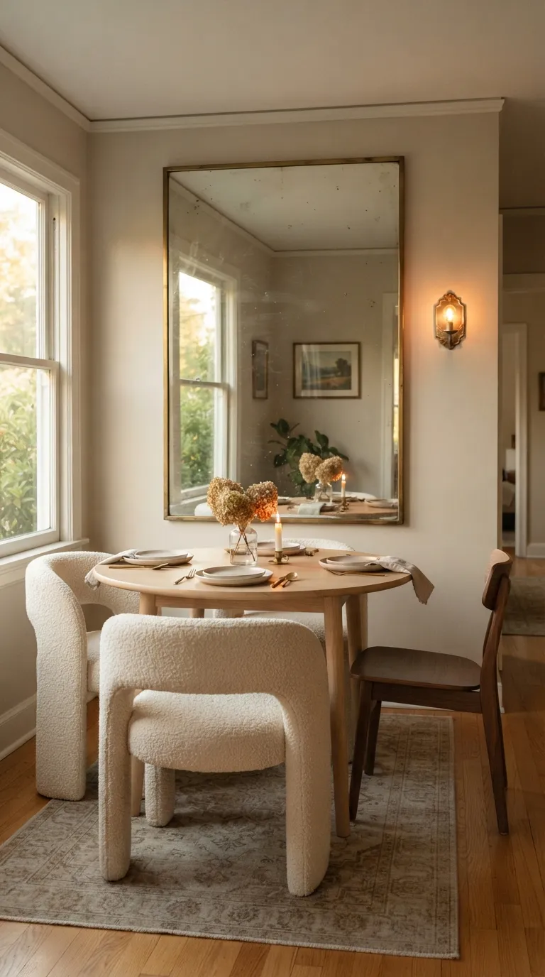 small dining room ideas decor Mirror Wall Trick