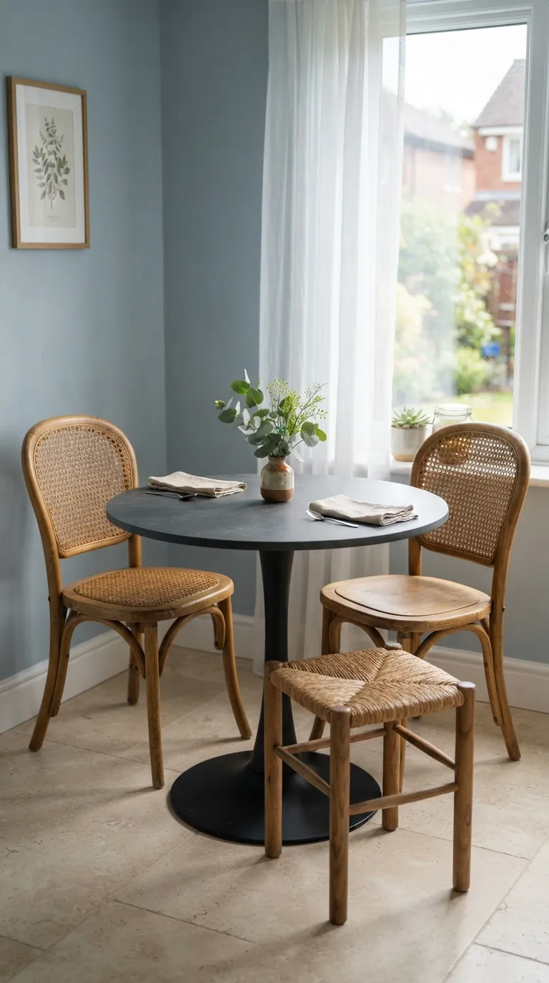 small dining room ideas decor Round Bistro Table