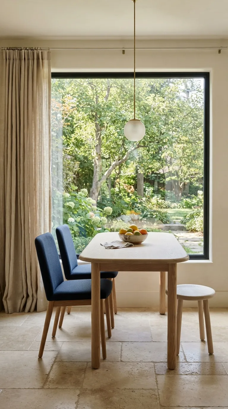 small dining room ideas decor Window-Side Dining Spot