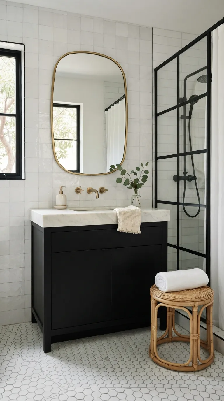 timeless home design trends that never go out of style Timeless Black-and-White Contrast