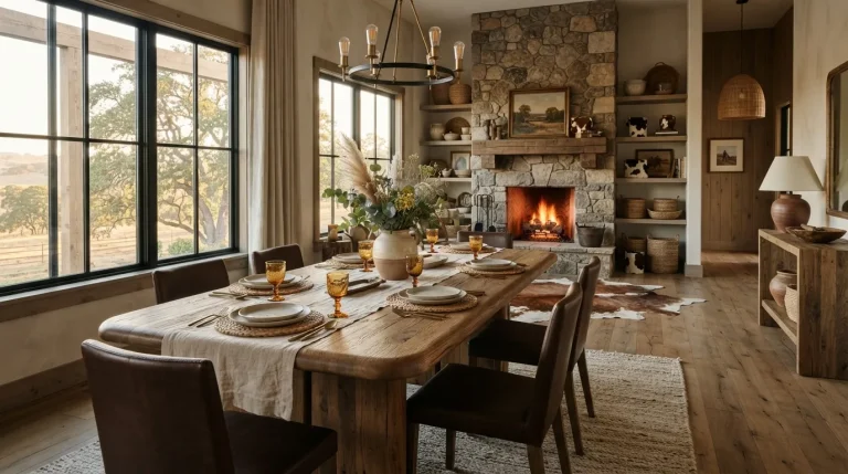 western dining room decor