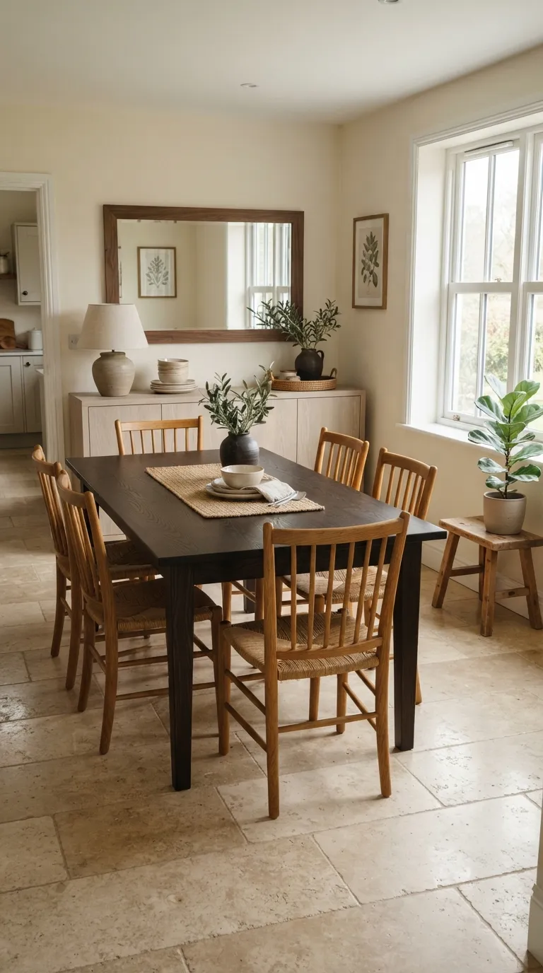 western dining room decor Mixed Wood Furniture