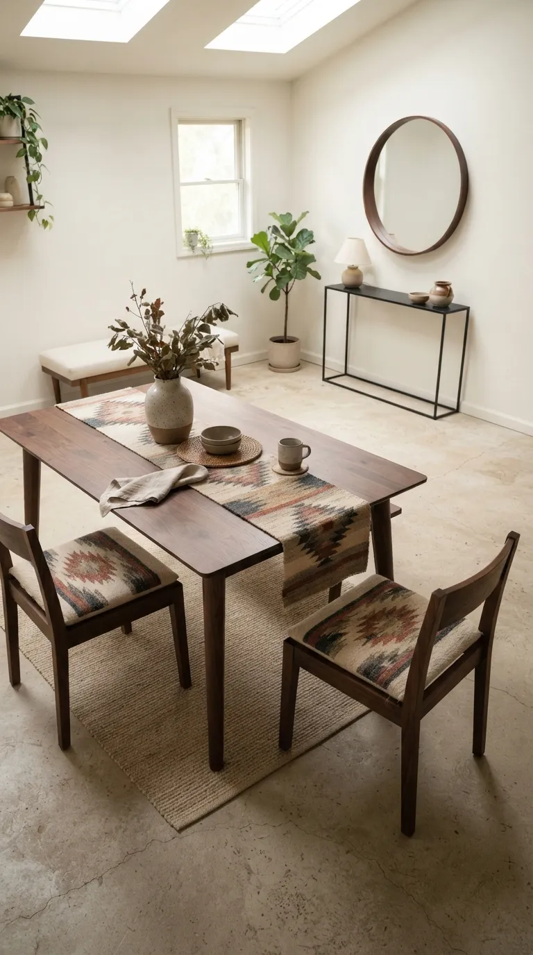 western dining room decor Navajo-Inspired Textiles