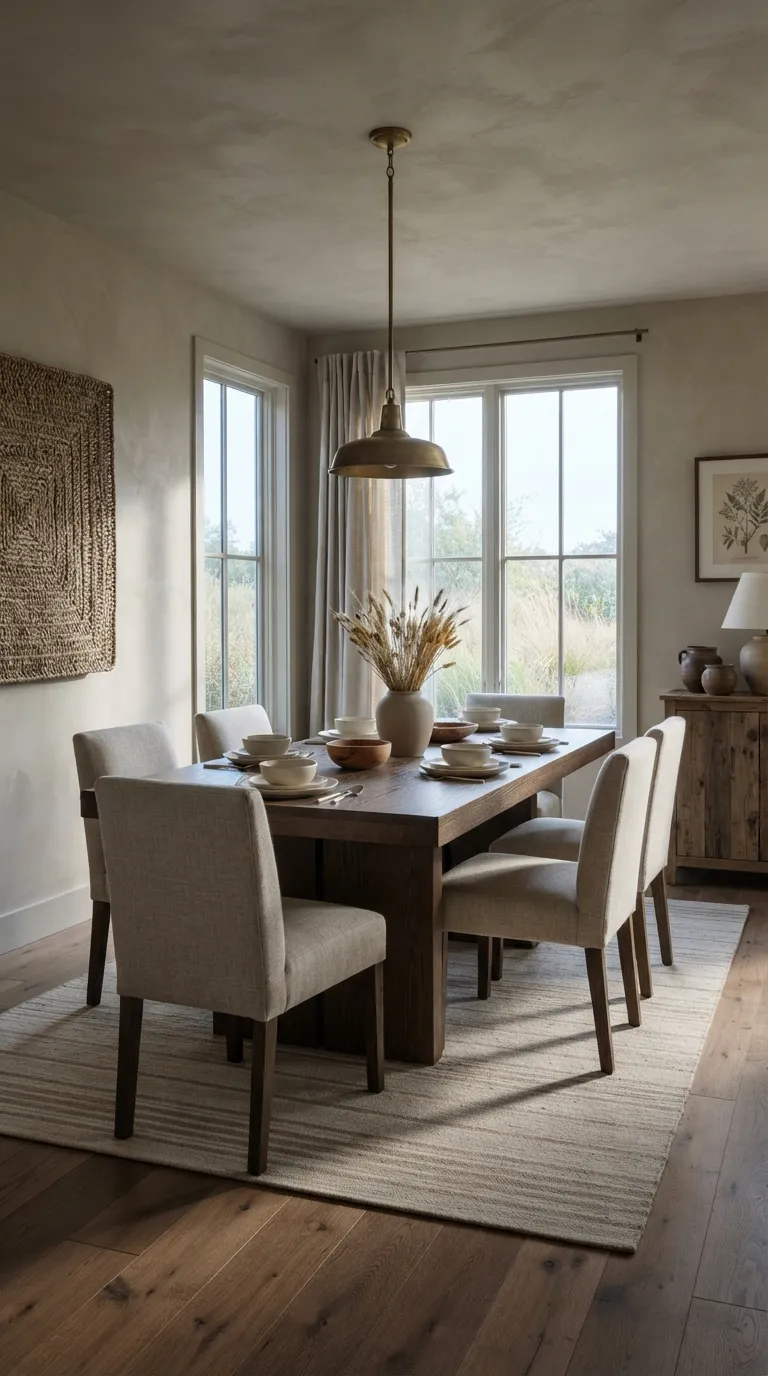 western dining room decor Prairie-Inspired Neutral Walls