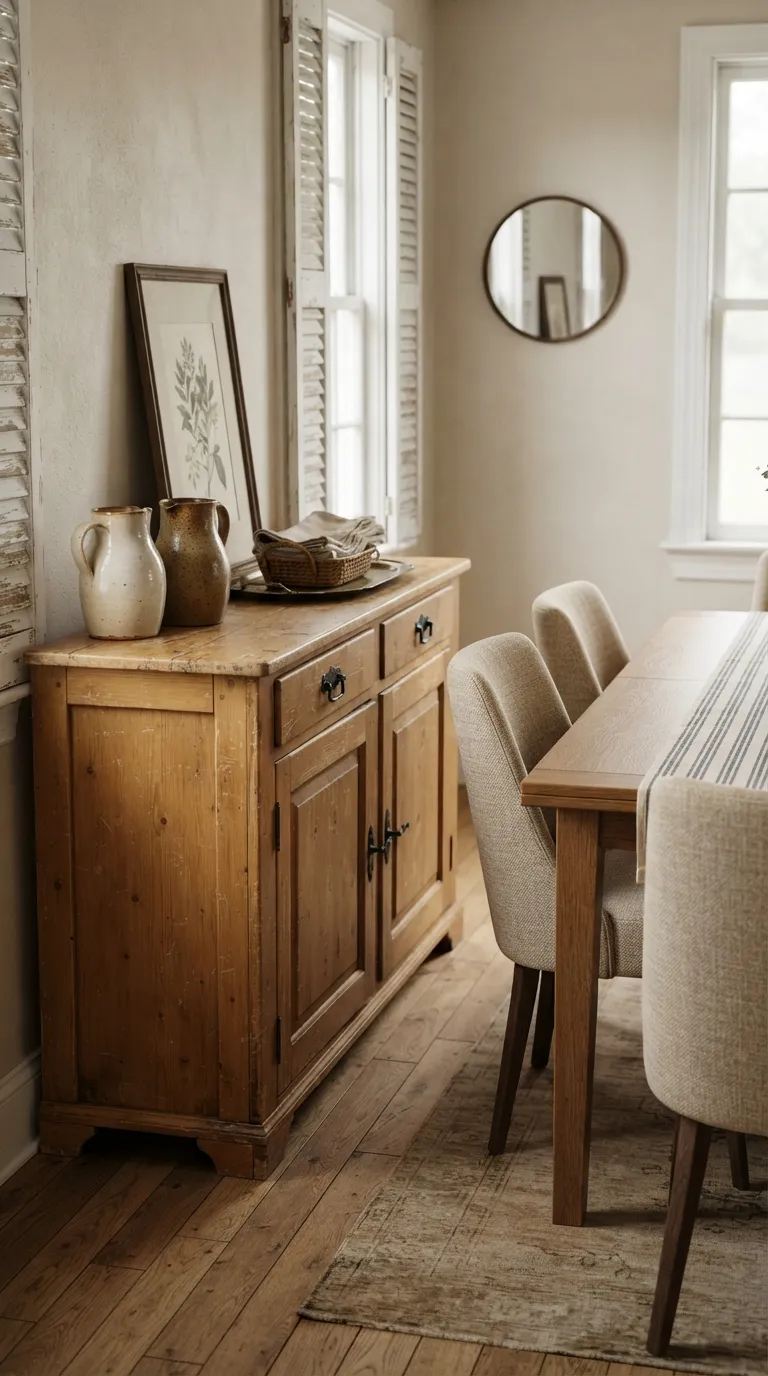 western dining room decor Vintage Ranch Sideboard