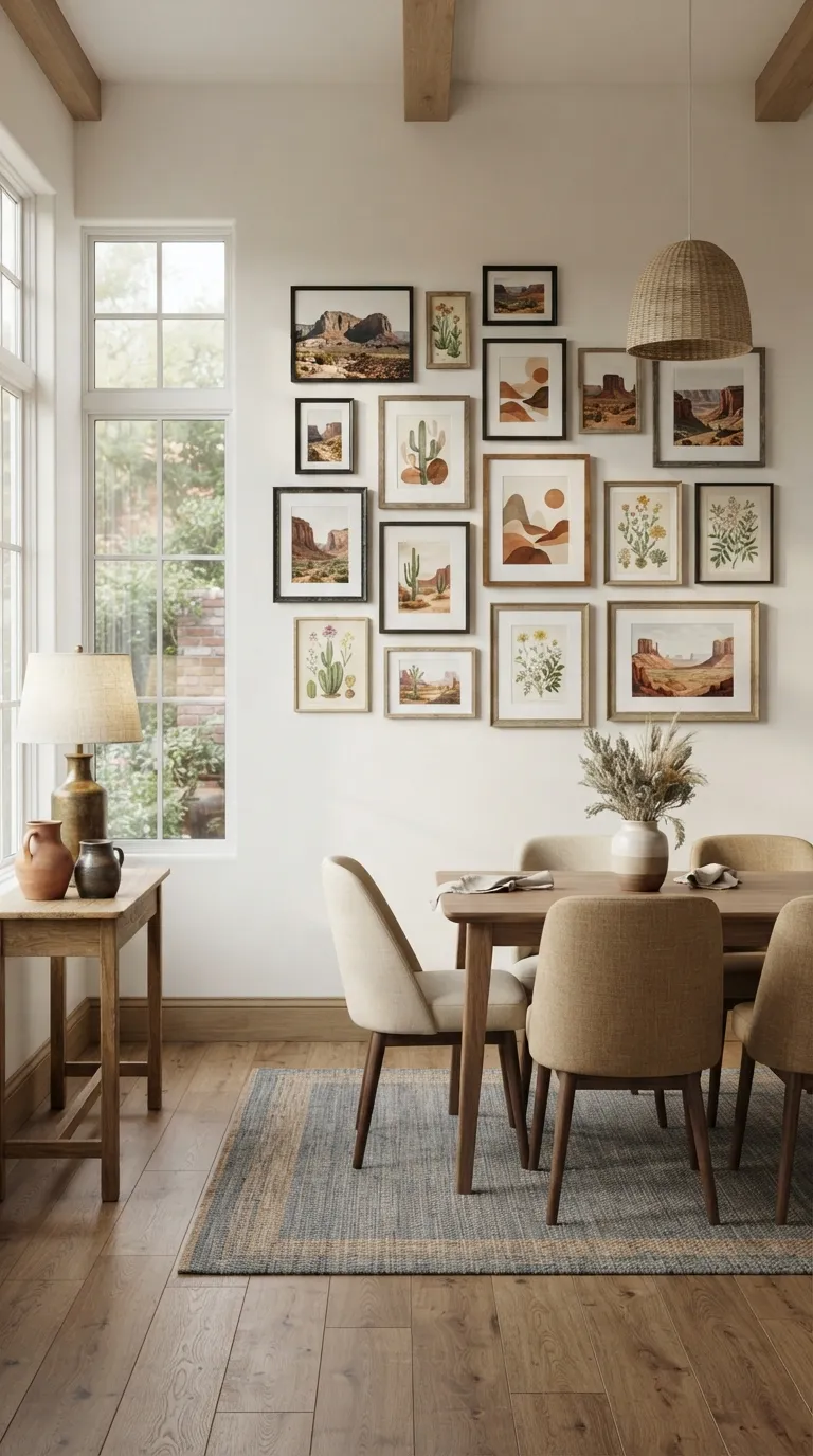 western dining room decor Western Gallery Wall