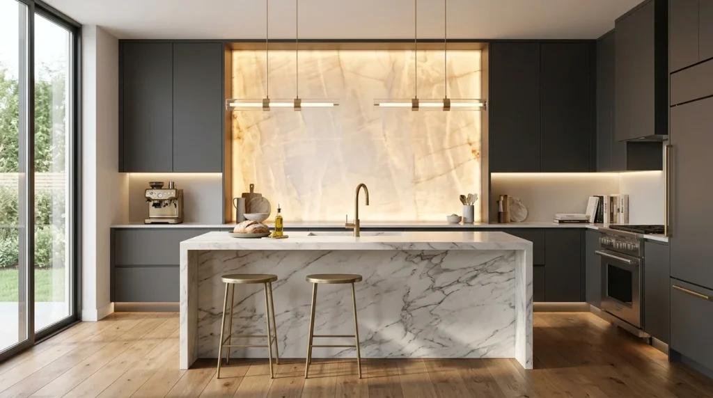 Backlit Stone Panels