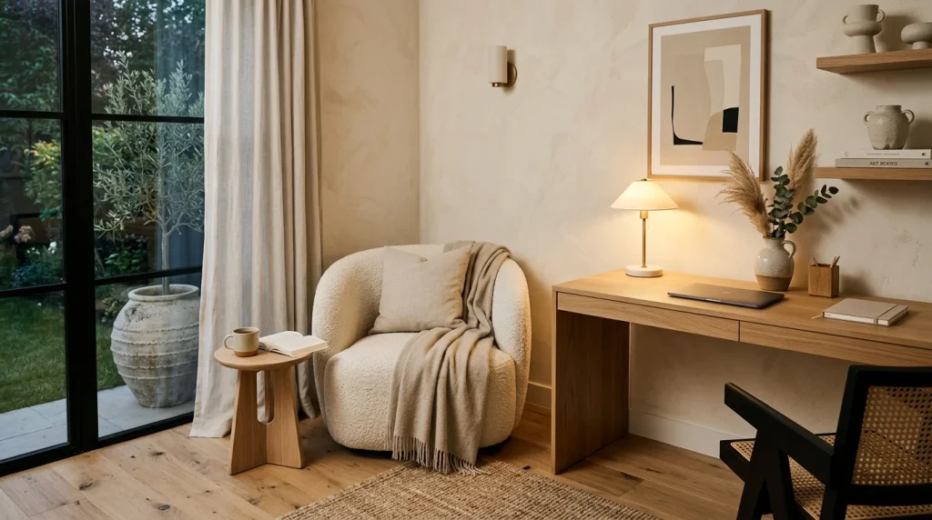 Boucle Accent Chair