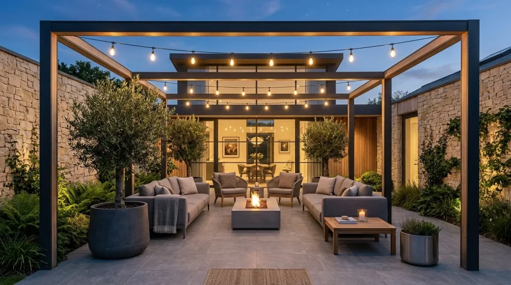 Contemporary Courtyard Frame