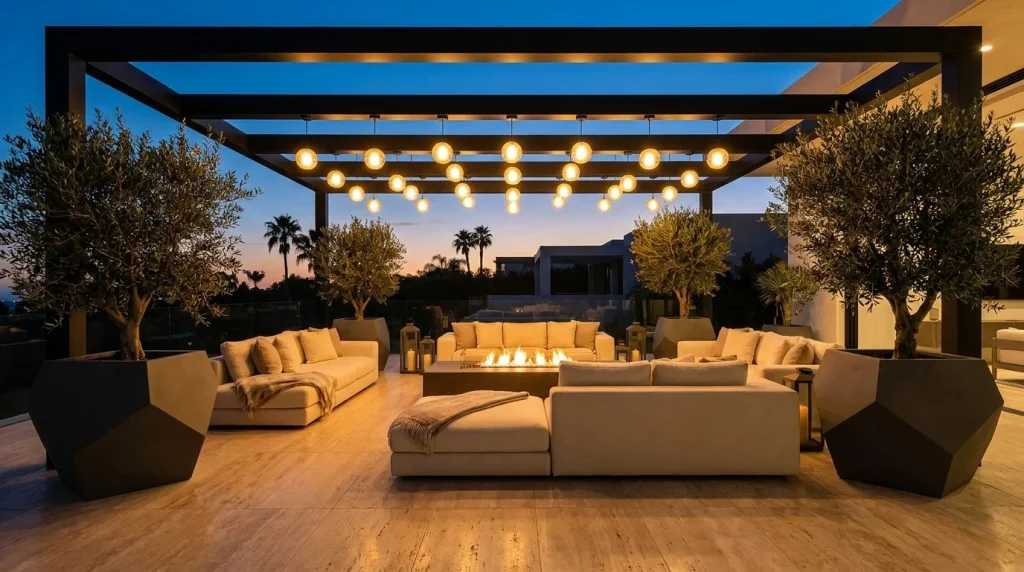 Floating Light Canopy