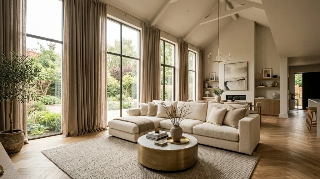 Floor-To-Ceiling Drapes