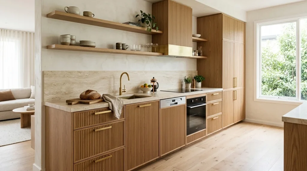 Fluted Wood Accents